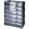 Quantum Storage Systems® Black & Gray 18-Drawer Cabinet